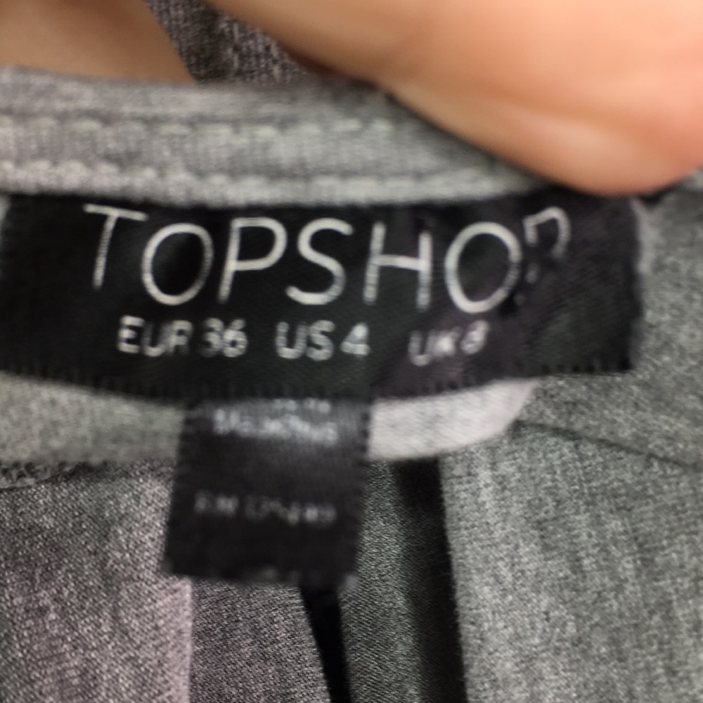 TOPSHOP Gray Tee - Picture 5 of 5